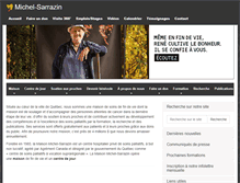 Tablet Screenshot of michel-sarrazin.ca
